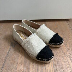 Sam Edelman Krissy Canvas Espadrille Flats Cap Toe
